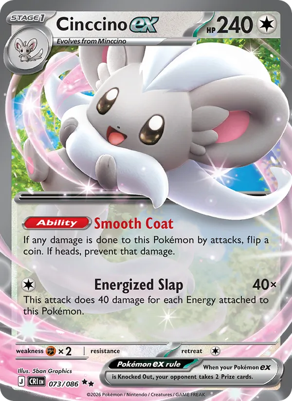 Cinccino ex #073/86