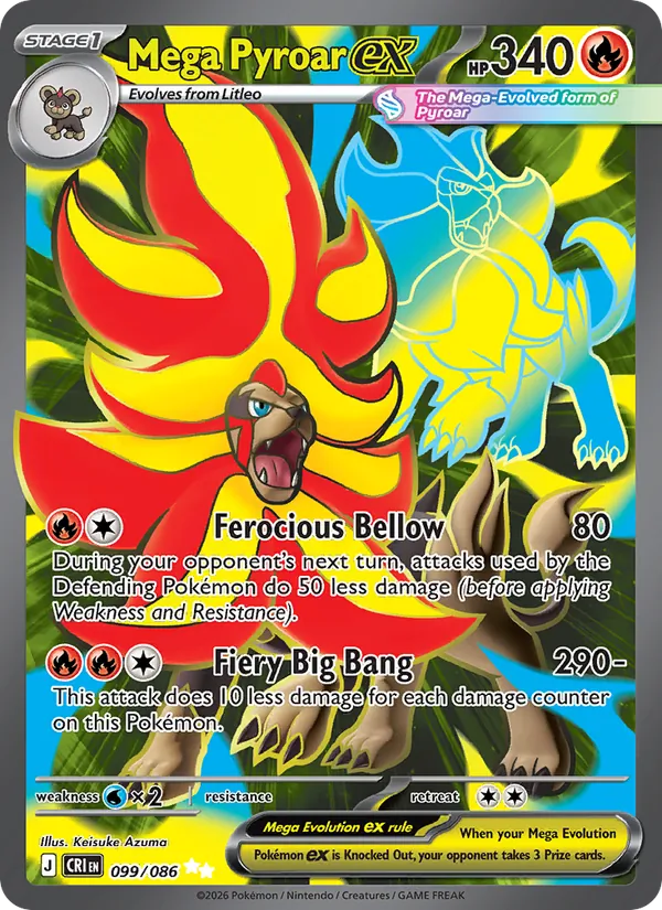 Mega Pyroar ex #099/86