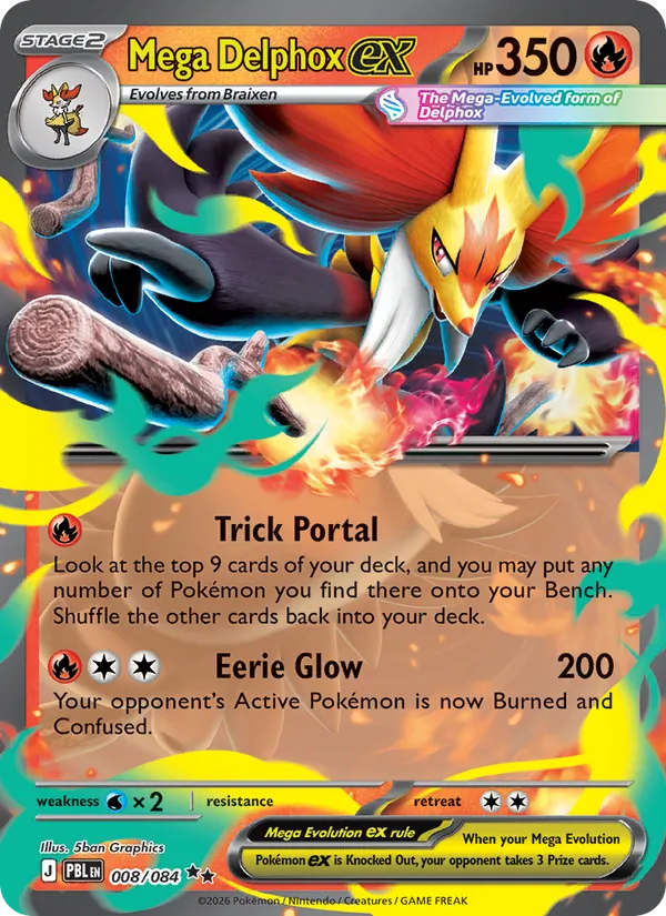 Mega Delphox ex #008/84
