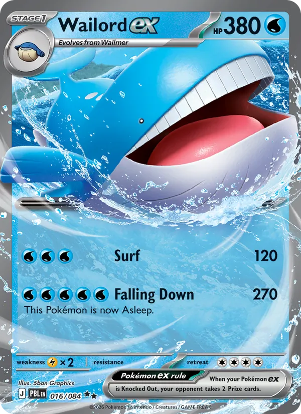 Wailord ex #016/84