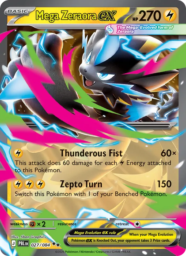 Mega Zeraora ex #027/84