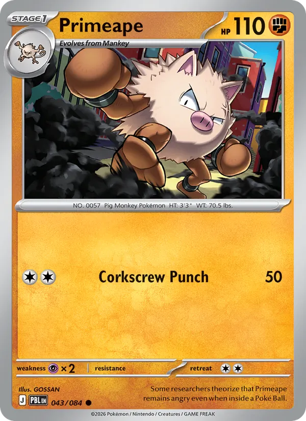 Primeape #043/84
