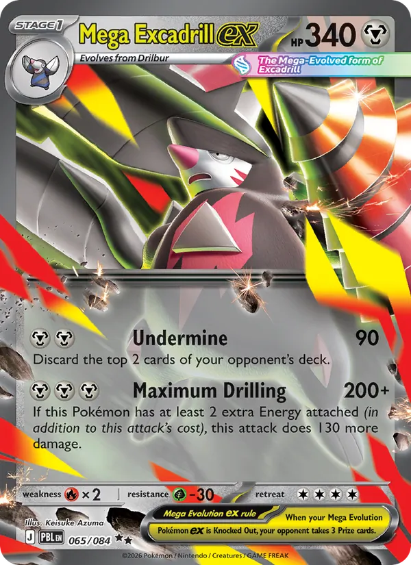 Mega Excadrill ex #065/84