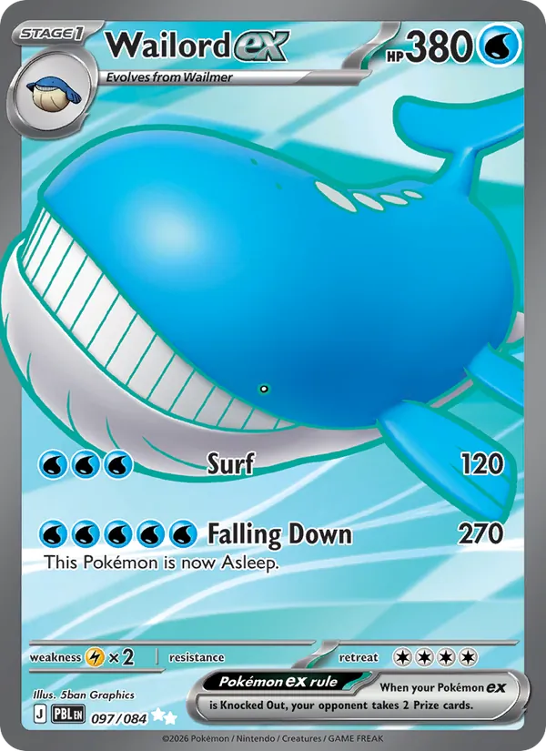 Wailord ex #097/84