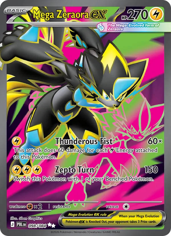 Mega Zeraora ex #098/84