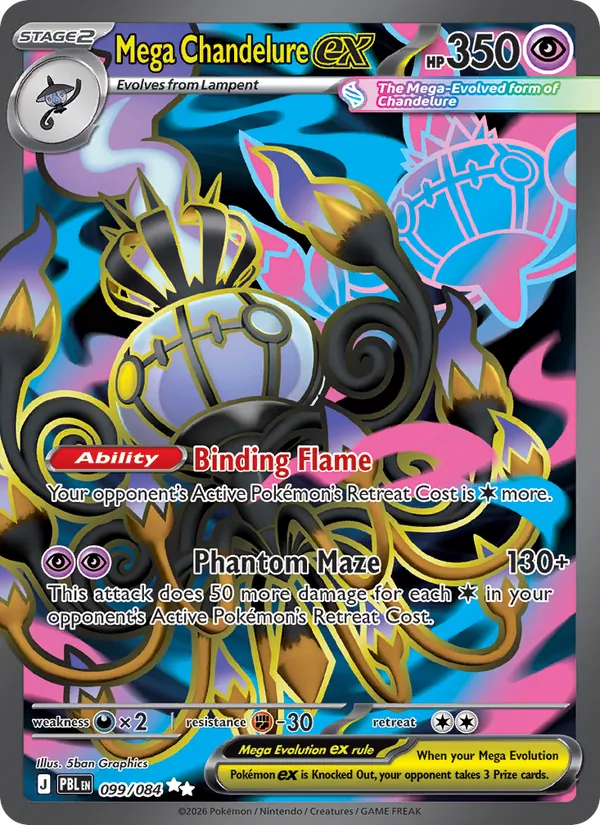 Mega Chandelure ex #099/84