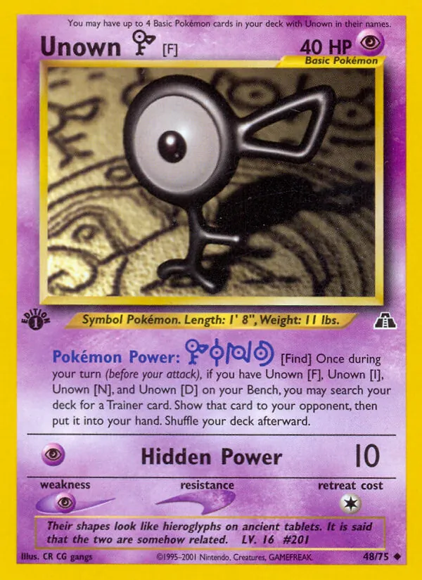 Unown [F] #48/75