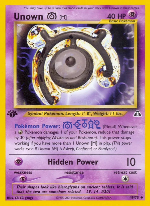 Unown [M] #49/75