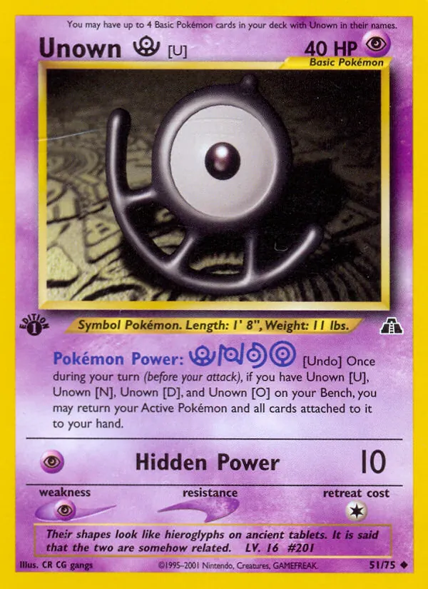 Unown [U] #51/75
