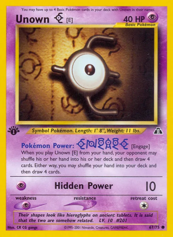 Unown [E] #67/75