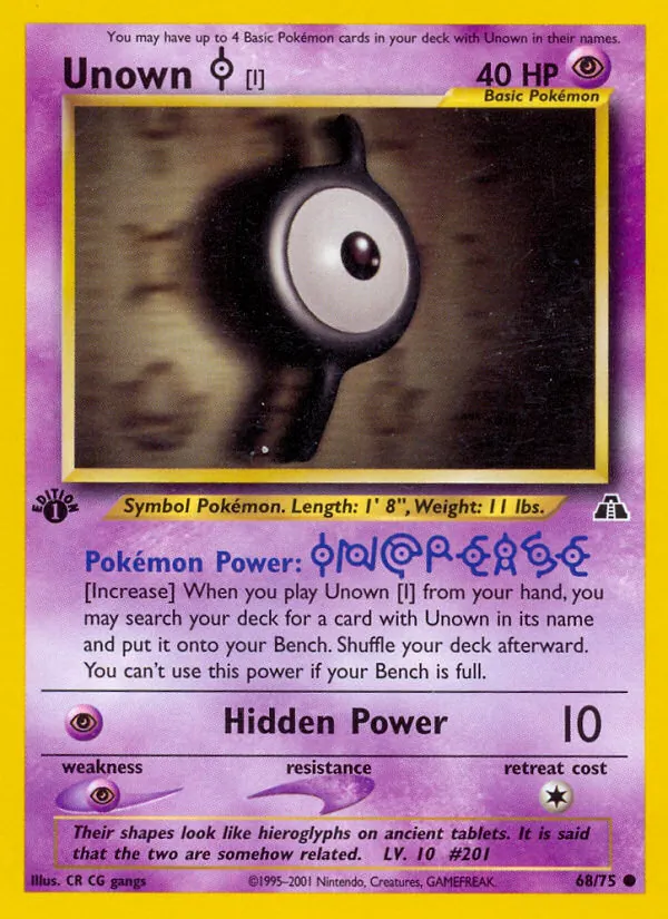 Unown [I] #68/75