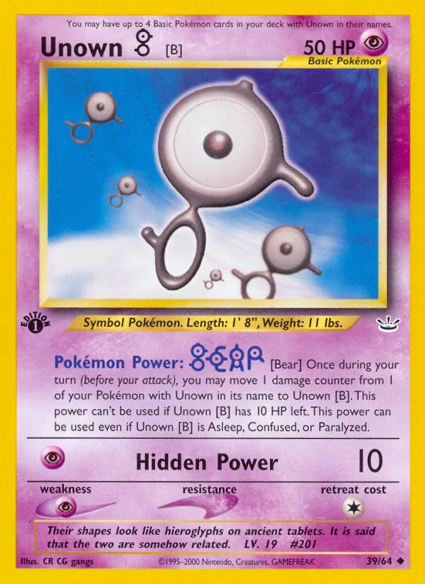 Unown [B] #39/64