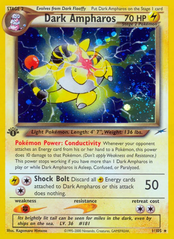 Dark Ampharos #1/105