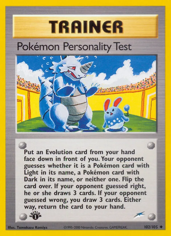 Pokémon Personality Test #102/105