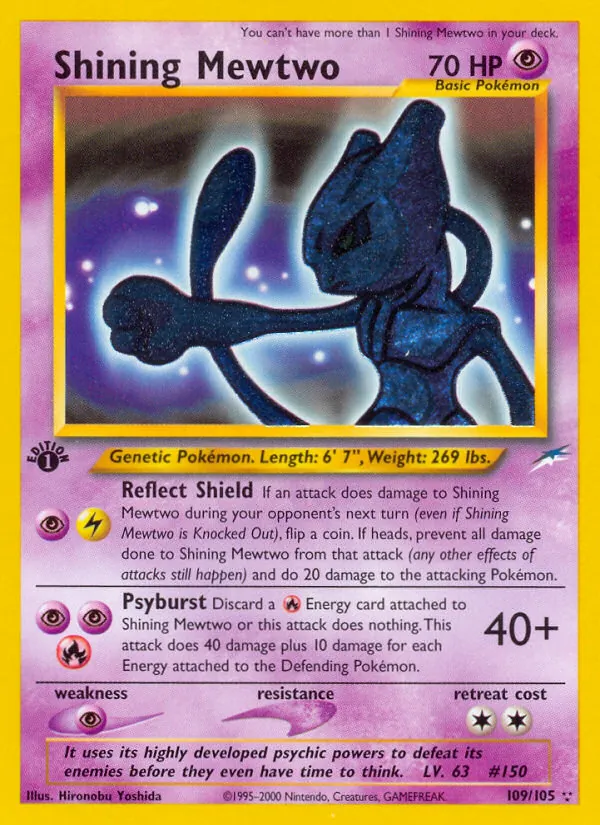 Shining Mewtwo #109/105