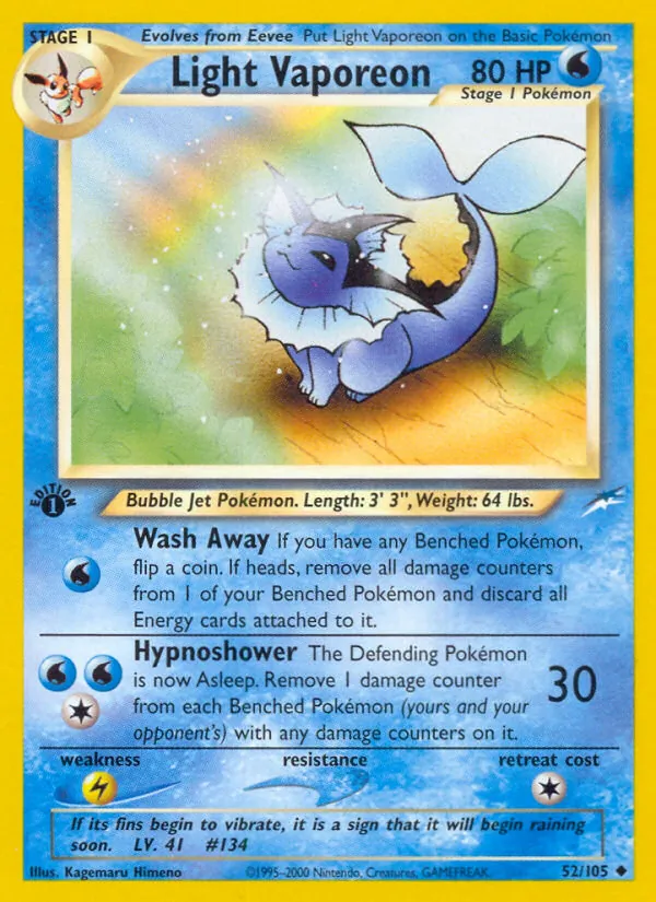 Light Vaporeon #52/105