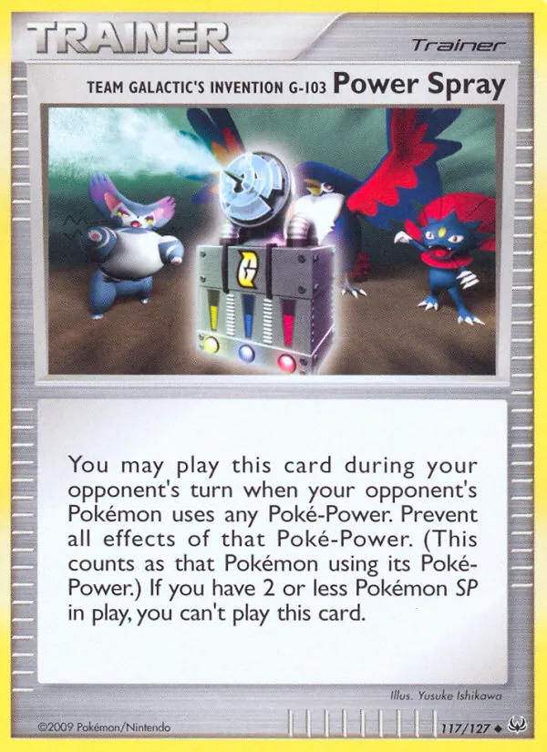 Team Galactic's Invention G-103 Power Spray #117/127