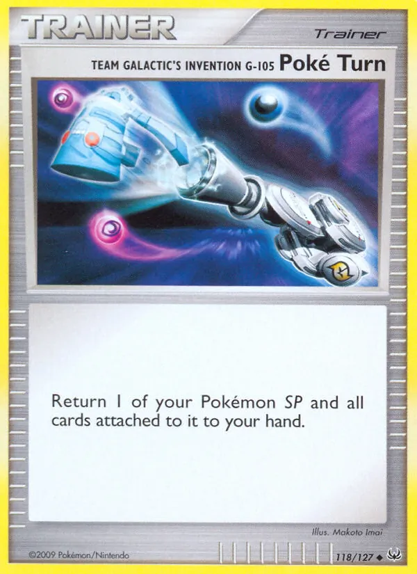 Team Galactic's Invention G-105 Poké Turn #118/127