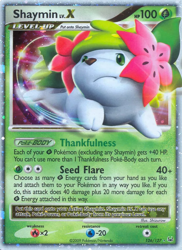 Shaymin LV.X #126/127