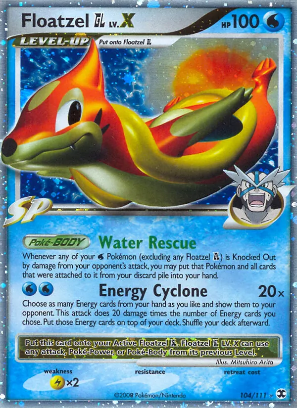 Floatzel GL LV.X #104/111