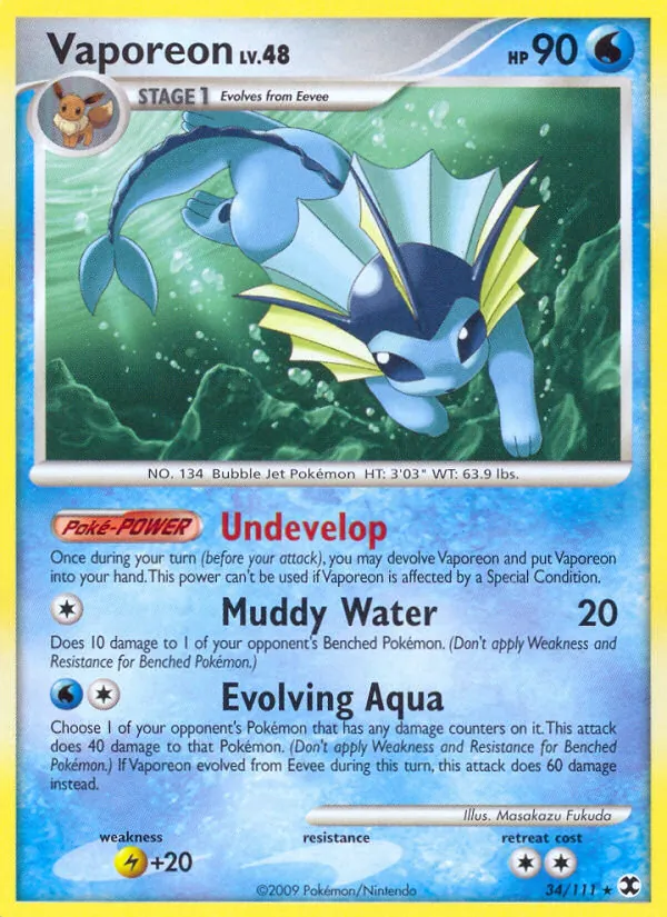 Vaporeon #34/111