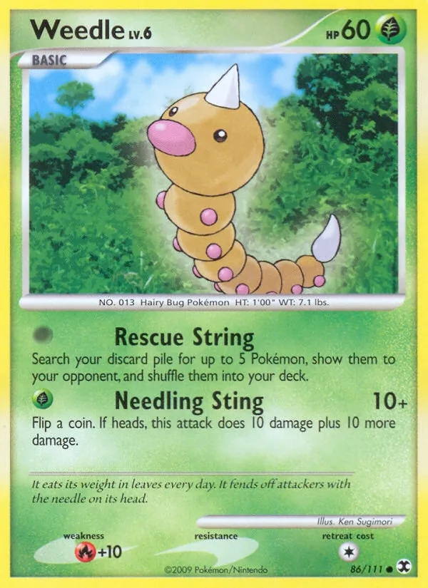 Weedle #86/111