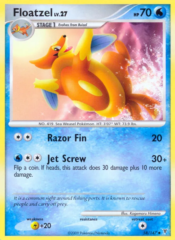 Floatzel #58/147