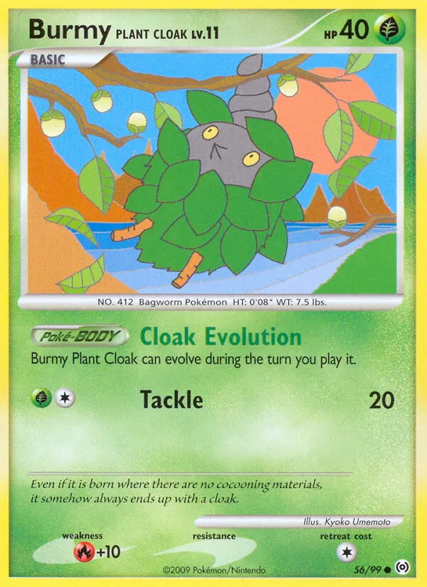 Burmy Plant Cloak #56/99