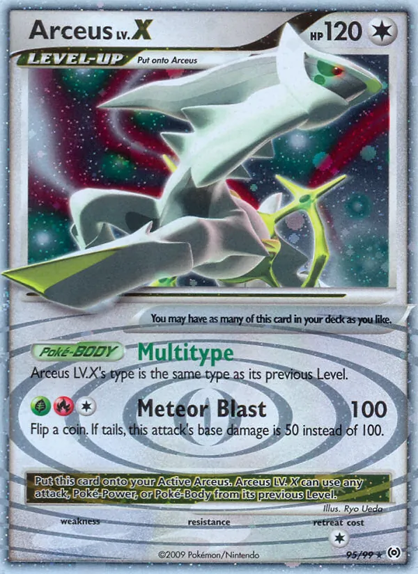 Arceus LV.X #95/99