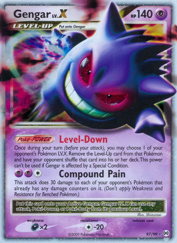 Gengar LV.X #97/99