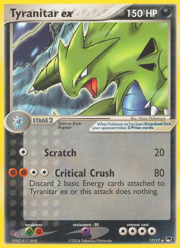 Tyranitar ex #17/17