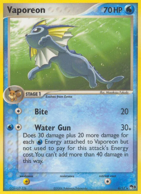 Vaporeon #6/17
