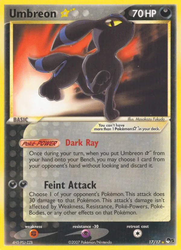 Umbreon ★ #17/17