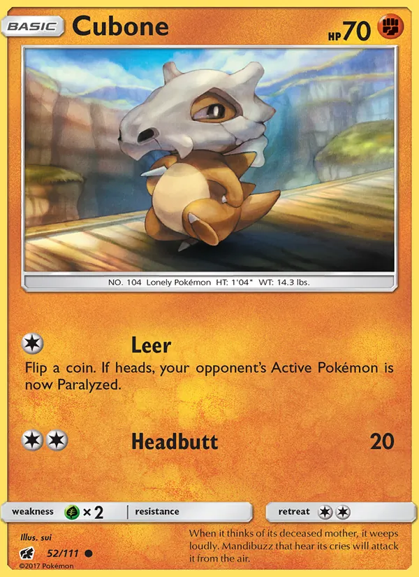 Cubone #52/111
