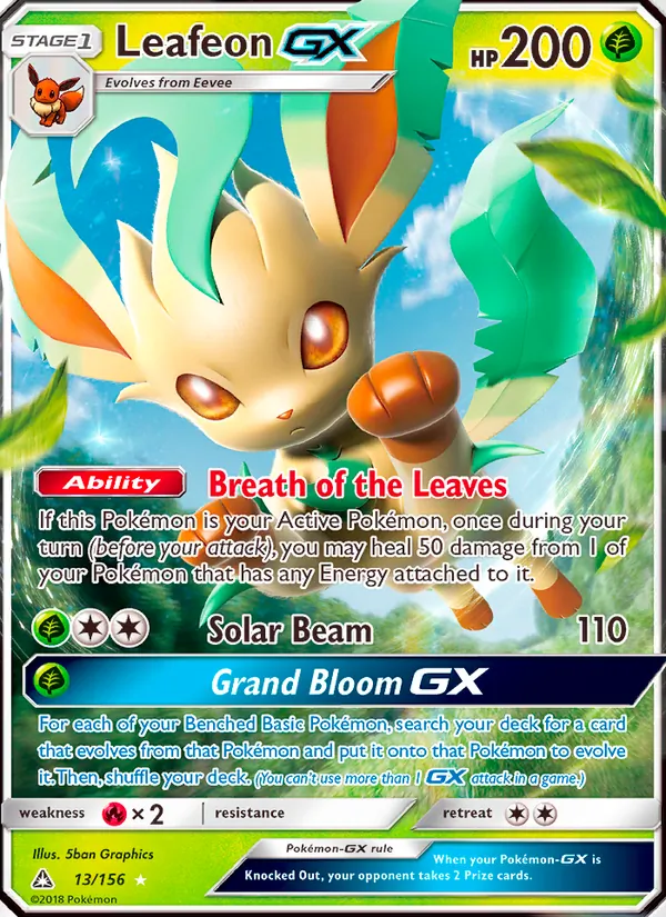 Leafeon GX #13/156