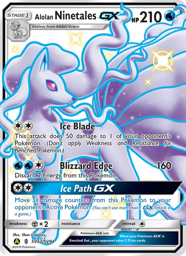 Alolan Ninetales-GX SV53