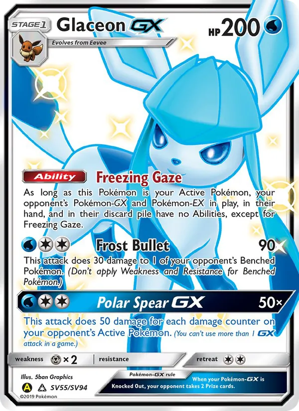 Glaceon-GX SV55