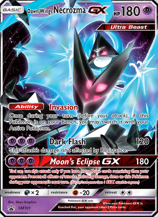 Dawn Wings Necrozma GX SM101
