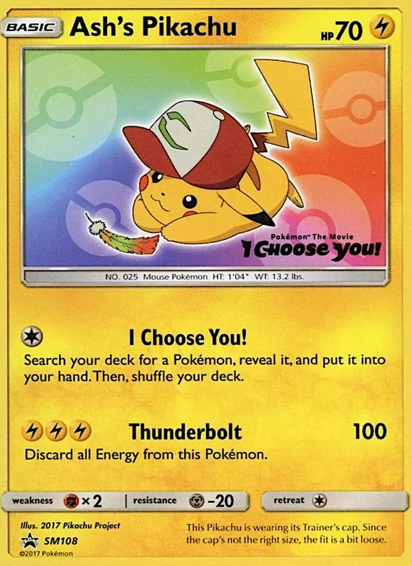 Ash's Pikachu SM108