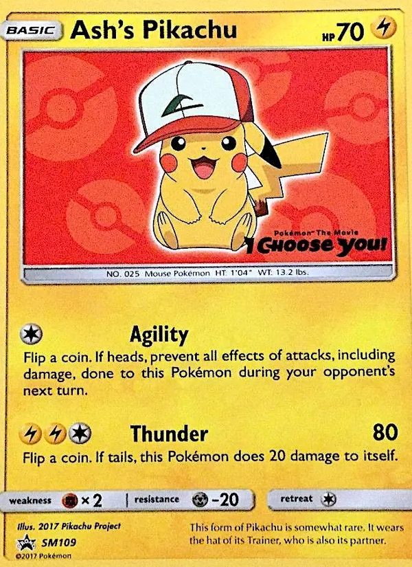 Ash's Pikachu SM109