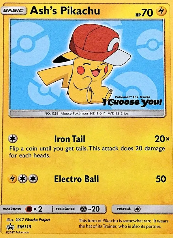 Ash's Pikachu SM113
