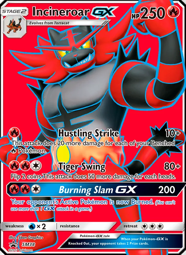 Incineroar GX SM38