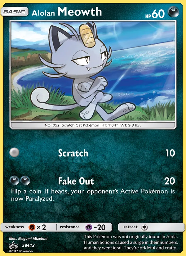 Alolan Meowth SM43