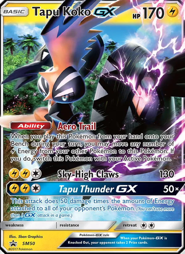 Tapu Koko GX SM50