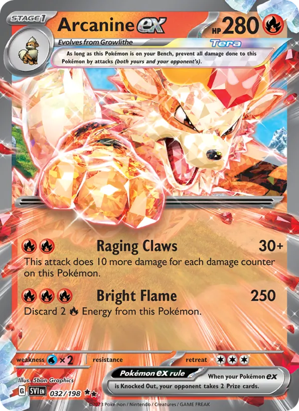 Arcanine ex #032/198