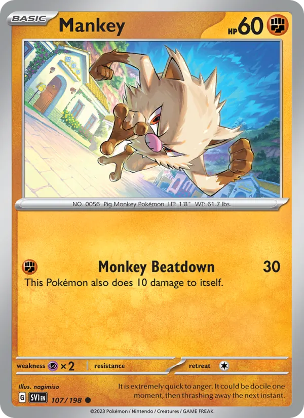 Mankey #107/198
