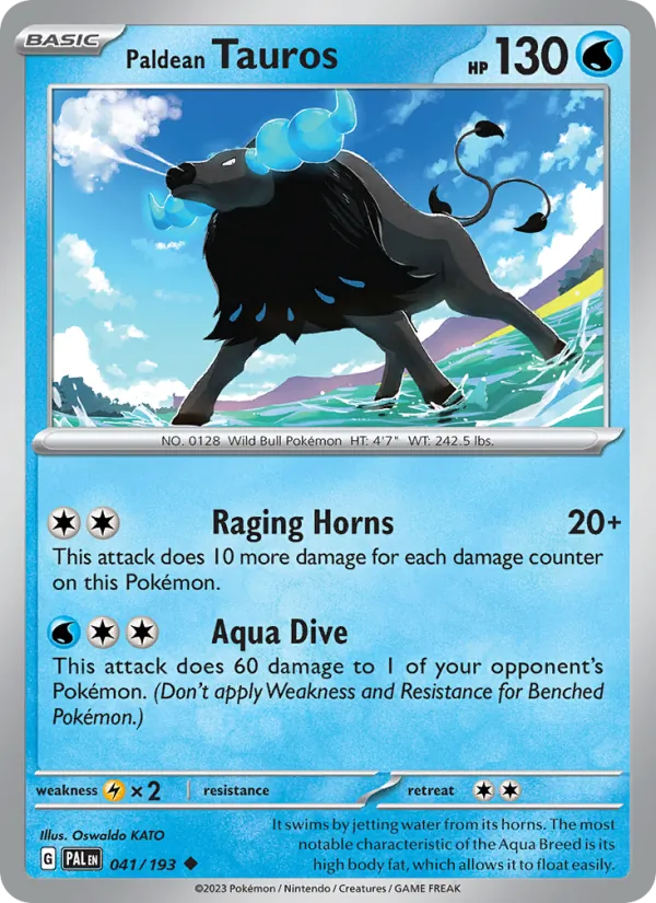 Paldean Tauros #041/193