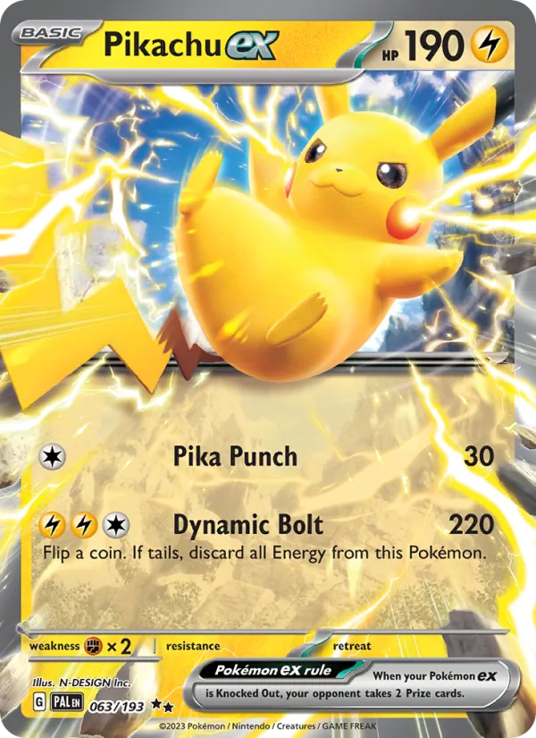 Pikachu ex #063/193
