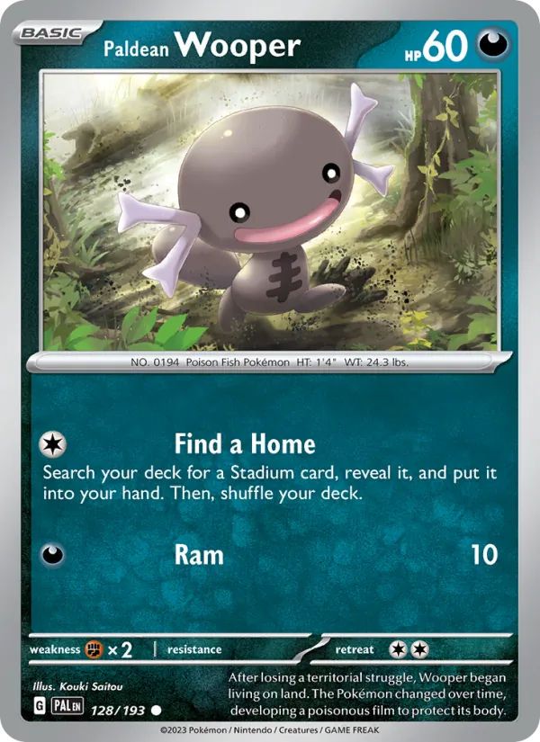 Paldean Wooper #128/193