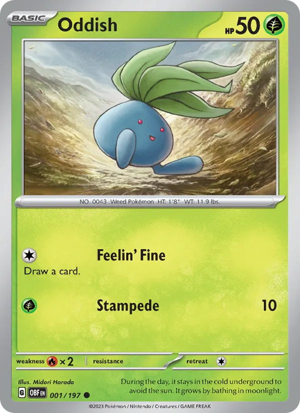 Oddish #001/197